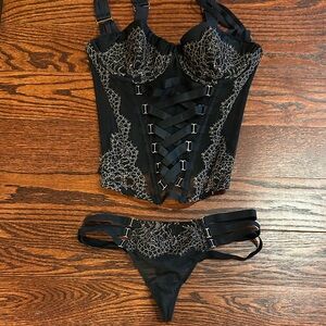 Victoria's Secret Black Lace Lingerie